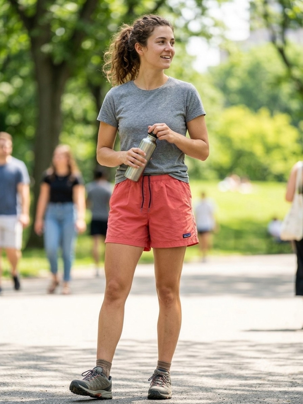 Patagonia Coral Drawcord Athletic Shorts